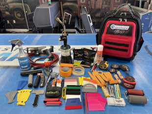 Tools every graphics installer should carry to each job.