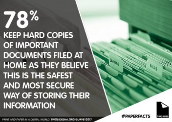 U.S. Consumers: Print on paper is safer, more secure and more trusted than digital media