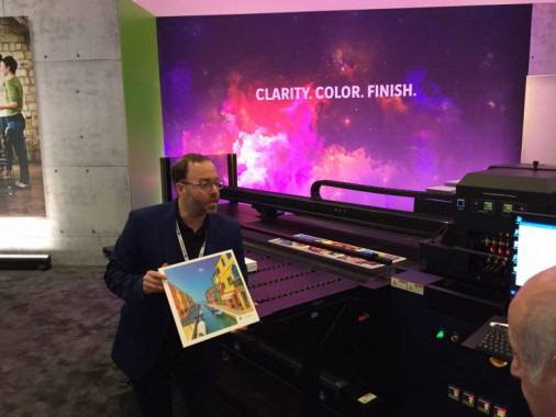 Konica Minolta AccurioWide 160 UV LED wide-format printer